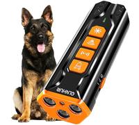 GLNHUR Dog Bark Deterrent Device Rechargeable Ultrasonic 30ft Effective Control Range Safe for Human and Dog Portable (Black)