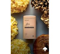 _glo: Beauty Fuel | Organic 3 Mushroom Extract Blend | Tremella, Maitake & Reishi | Boosts Collagen, Skin Hydration & Better Sleep | Add-to-Anything | Lab Tested | Research Backed | All Natural | 75g