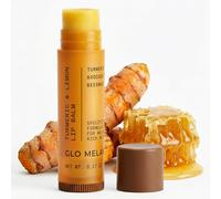 Glo Melanin All Natural Lemon and Turmeric Lip Balm - Natural Lip Balm Illuminate Your Smile, Brighten & Nourish Dark Lips Effortlessly - For Smokers Lips