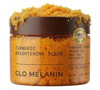 Glo Melanin - GLO Melanin and Turmeric Scrub for Dark Spots, Brightens the Inner Area of the Thighs, Bikinis and Armpits, Natural