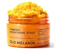 Glo Melanin - GLO Melanin and Turmeric Scrub for Dark Spots, Brightens the Inner Area of the Thighs, Bikinis and Armpits, Natural