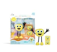 Glo Pals Alex Character. Water-Activated Light-up Sensory Bath Toy + 2 Reusable Light-Up Cubes. Kids Sensory Bath Time Toy. Gift for Boys & Girls 3+ (Alex - Yellow)