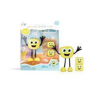Glo Pals Alex Character. Water-Activated Light-up Sensory Bath Toy + 2 Reusable Light-Up Cubes. Kids Sensory Bath Time Toy. Gift for Boys & Girls 3+ (Alex - Yellow)