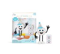Glo Pals Party Pal Character. Water-Activated Light-up Sensory Bath Toy with 2 Reusable Light-Up Cubes. Kids Colourful Bath Time Fun. Childrens Light-up Sensory Play. Gift Suitable for Boys & Girls 3+