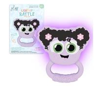 Glo Pals Light-Up Rattle - Sensory Baby Rattle Toy That Glows 7 Fun Colors - Soft Silicone Toy for Babies - Baby Rattle - Lumi