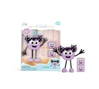 Glo Pals Lumi Character. Water-Activated Light-up Sensory Bath Toy + 2 Reusable Light-Up Cubes. Kids Sensory Bath Time Toy. Gift for Boys & Girls 3+ (Lumi - Purple)