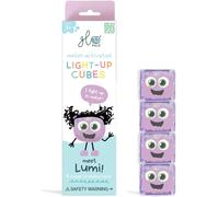Glo Pals, Lumi Light Cubes, 4 Pieces, Bath Game for Children from 3 Years, Sens