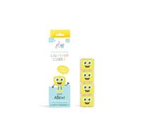 Glo Pals Original Water-Activated Light-up Sensory Bath Toy - Alex - Yellow. 4 Reusable Light-Up Cubes. Kids Colourful Bath Time Fun. Childrens Light-up Sensory Play. Gift Suitable for Boys & Girls 3+