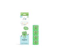 Glo Pals GP4PKPIPPA Original Water-Activated Toy-Pippa-Green. 4 Reusable Cubes. Kids Colourful Bath Time Fun. Childrens Light-up Sensory Play. Gift Suitable for Boys & Girls 3+