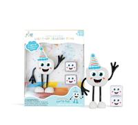 Glo Pals Party Pal Character. Water-Activated Light-up Sensory Bath Toy with 2 Reusable Light-Up Cubes. Kids Colourful Bath Time Fun. Childrens Light-up Sensory Play. Gift Suitable for Boys & Girls 3+
