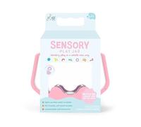 Glo Pals Sensory Play Jar. Children's Water Activated Light-up Sensory Toy. Easy Grip Handles. Child-proof Locking Lid. Therapy Stress Relief Toy Suitable for Boys & Girls 18 months + (Bubblegum Pink)