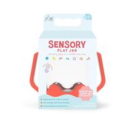 Glo Pals Sensory Play Jar. Children's Water Activated Light-up Sensory Toy. Easy Grip Handles. Child-proof Locking Lid. Therapy Stress Relief Toy Suitable for Boys & Girls 18 months + (Coral)