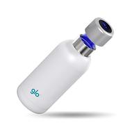 glo Stainless Steel Water Purifier Bottle BPA Free - Self-Cleaning with Push of a Button | 12H Hot and 24H Cold Water | 400ML Capacity