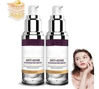 Glo Vous Derm Luxe Serum, Glo Vous Derm Luxe Anti Aging Serum, Regenerating Anti Aging Serum, The Peptide-Rich Wrinkle Serum, Advanced Collagen And Retinol Age Defying Formula (2pcs)