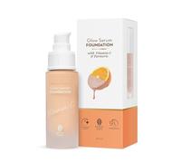 Glo.w Serum Matte Liquid Foundation Medium Coverage For All Skin Types With Vitamin C & Turmeric For 12-Hour Long Stay- 05 Beige Glow - 30 Ml, (Pack Of 1)
