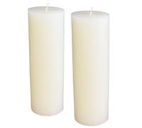 Glo Wax Pillar Candle Decorative Candles Unscented Non-Drip Candles Ideal for Wedding or Gifts Home Décor Church Candles Mood-Enhancing (3" x 9")