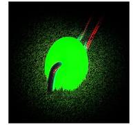 GLO-X Round Glow Markers -Pack of 4 - Powerful Glow in The Dark Camping Accessories for Tent Campers- Solar Powered Markers 12+ Hours Illumination
