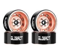 GLOBACT 1.9 Beadlock Wheel for 1/10 TRX4 TRX6 SCX10 I II III Pro Redcat, RG | 1/10 RC Wheel Hub, 1/10 RC Crawler Car Upgrade Accessories