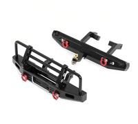 GLOBACT Metal Bumper Set with Winch for 1/18 RC Crawler TRX4M Defender Upgrade