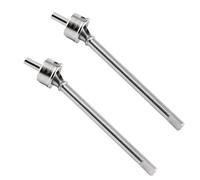 GLOBACT TRX4M Front Axle Drive Shafts Stainless Steel CVD Driveshafts for TRX4M +10mm Axles 1/18 RC Crawler Upgrade