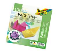 Global Art 8920 Folia Solid Origami Paper x 8-inch 100 kg-Assorted Colors, Squar