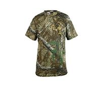 Global Attire Mens Short Sleeve Camouflage Forest Jungle Print Tshirt Camo Full Sleeved T Shirt Top Outdoor Hunting Shooting Camo Real Tree Woods