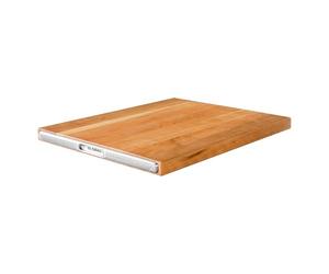 Global Cherry Wood Cutting Board 50x40cm, Premium Large Japanese Inspired Chopping Board, Knife Friendly, Durable, Natural Finish
