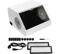 Global-Dental Lab Sandblaster Dust Collector High Strength LED Vacuum Extractor Box Grinding Polishing Box Lapping Protector Sandblasting Dust-Proof Case