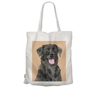 Global Designs Black Labrador Dog Decorative Gift Dog Lover Reusable Eco Friendly Tote Bag