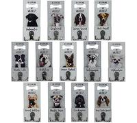 Global Designs Border Terrier Dog Lead Hook Twin Hooks Wall Mounted Walkies Dog Puppy Breeds 20 Assorted Dog Breeds Available