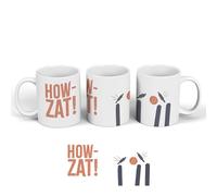 Global Designs Cricket Howzat Humorous Hobby Typography Ceramic Classic Mug