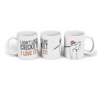 Global Designs Cricket I Love Cricket Humorous Hobby Typography Ceramic Classic Mug