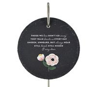Global Designs Floral Grave Stick Marker Plaque Ornament, 25x11cm