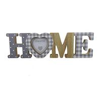 Global Designs Home Photo Frame Freestanding Cut Out Block Picture Frame Grey White Wood Glass Polka Dot Gingham Style Letters For New Home Photograph Size 3x3 Width 30cm
