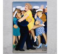 Global Designs Sailors & Sweethearts Ceramic Tile Wall Art Plaque Sign Picture UV Printed Artwork By Beryl Cook 30x20cm