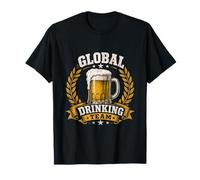 Global Drinking Team Vintage Beer Mug with Laurel Wreath T-Shirt