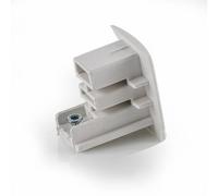 GLOBAL End cap for Noa three-circuit track, white