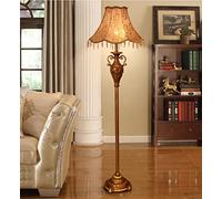 Global- European Style Floor Lamp Living Room Bedroom Retro Art Study Creative Vertical Lamp Luxury Floor Lamp