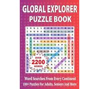 Global Explorer Puzzle Book: Word Searches from Every Continent | 100+ Puzzles For Adults Seniors And More