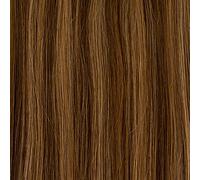 GLOBAL EXTEND® Bond Extensions I 100% Real Hair I Double Drawn | Various Lengths I Reusable I Versatility in Styling I Wide Choice of Colours (45 cm, 06/10 Streaked)