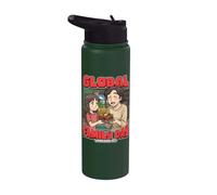 Global Family January 1st Celebrate Shared Humanity Day Stainless Steel Insulated Water Bottle