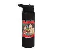 Global Family January 1st Celebrate Shared Humanity Day Stainless Steel Insulated Water Bottle
