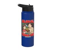 Global Family January 1st Celebrate Shared Humanity Day Stainless Steel Insulated Water Bottle
