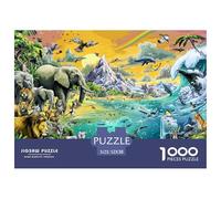 Global Fauna 1000 Piece Impossible Puzzle for Adults - Challenging Jigsaw Puzzles, Family Activity & Mind Game Gift 52x38cm/1000pcs