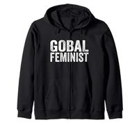 Global Feminist Equality Empowerment Movement Support Zip Hoodie