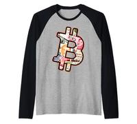 Global Fiat Currencies Inside of Bitcoin Raglan Baseball Tee