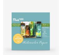 Global : Fluid 100 Easy Block : Watercolour Paper : 300gsm : 8x8in : Hot Pressed