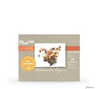 Global Fluid 100 Watercolour Paper Block Cotton 12x16in 300gsm Cold Pressed