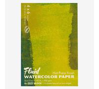 Speedball Fluid Hot Press Watercolour Block 4 x 6", 15 Sheets, Painting Journal, Paper Sketchbook, Watercolor Art Pad