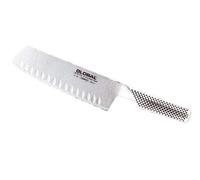 Global G-81 Vegetable Knife 18cm Fluted Blade, Versatile Japanese Kitchen Knife, Premium All Stainless Steel Design